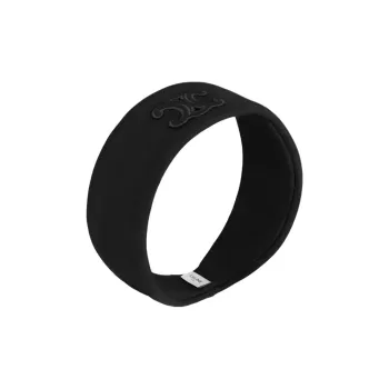 CELINE Wool Hair Bands Unisex Black