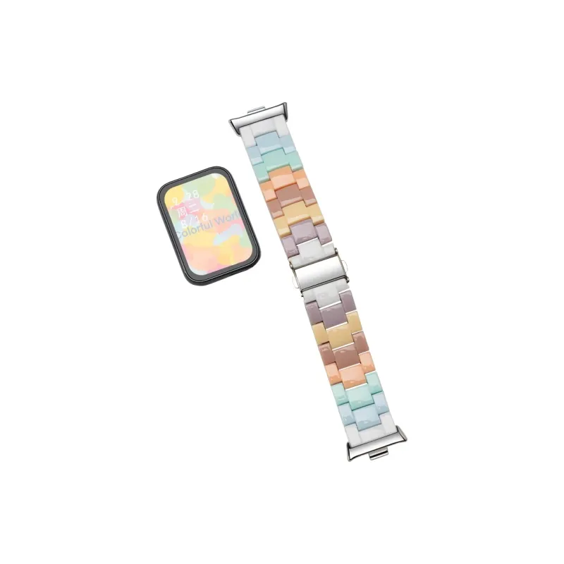 CHUANGYIDA Xiaomi Red Beige Compatibility Watch Band 130 230mm PC Material-0