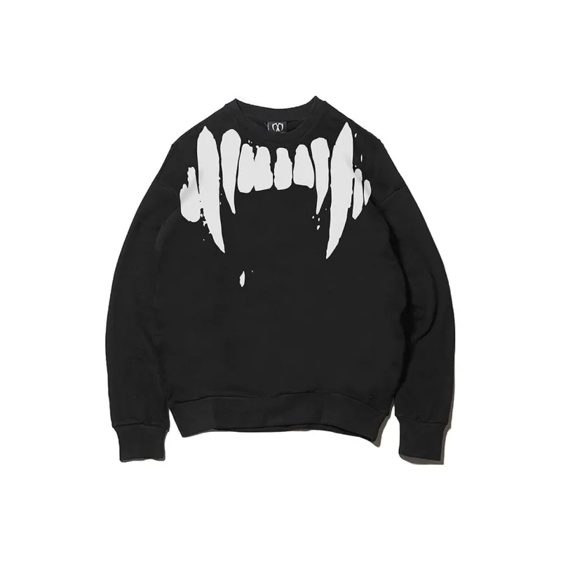 MIRACLE KILL Pullover Loose Fit Regular Sweatshirt Unisex Black-0