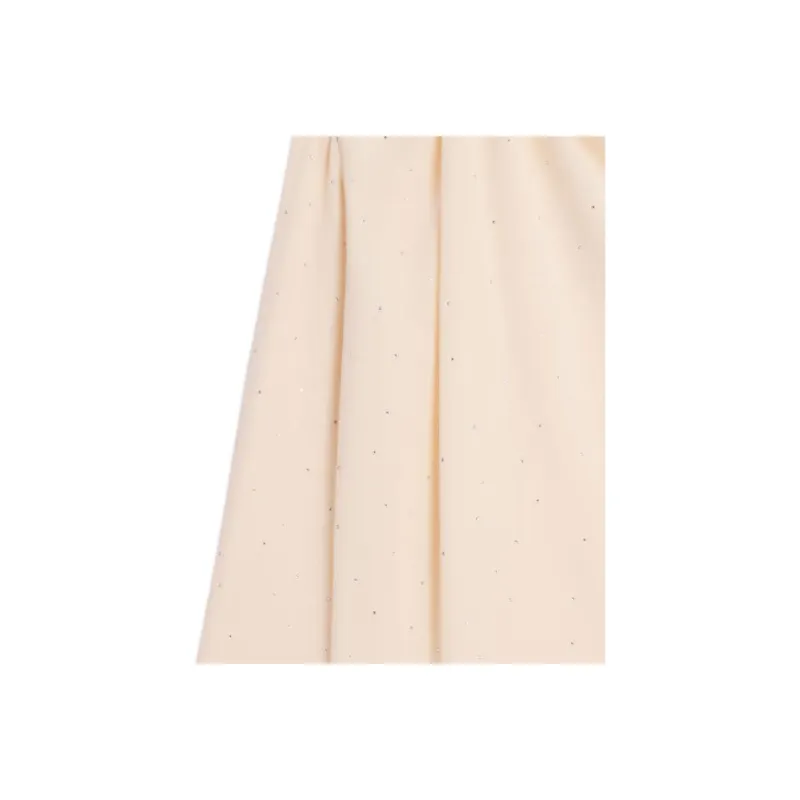 CELINE Draped Neck Blouse With Rhinestones In Lightweight Sablé-3