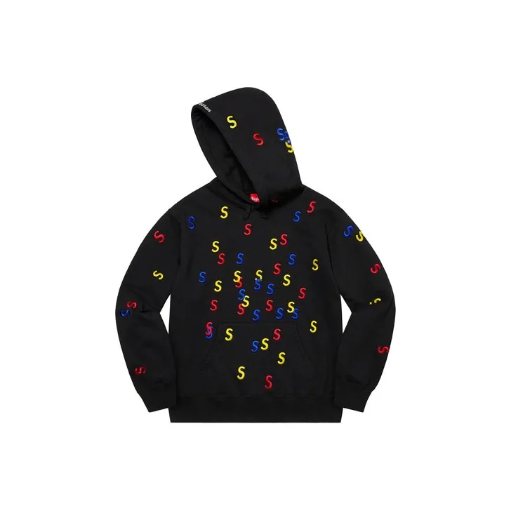 Supreme Embroidered S Hooded Sweatshirt-0