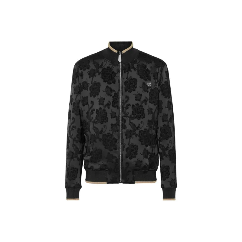 PHILIPP PLEIN Jacquard Flowers Bomber Jacket-0