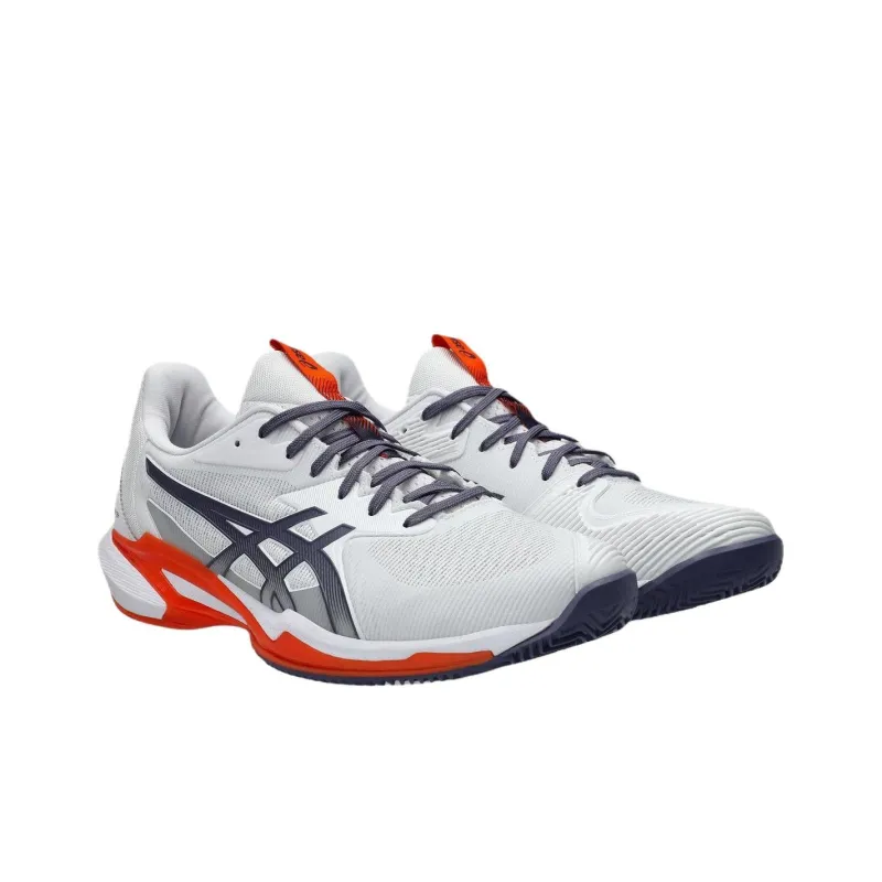 Asics Solution Speed Ff 3 Clay White Greyish Purple-3