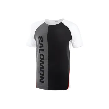 SALOMON S/LAB T-Shirt Men's Pitch Black/White