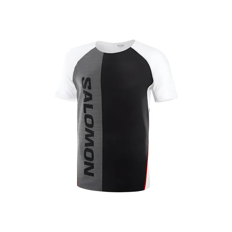 SALOMON S/LAB T-Shirt Men's Pitch Black/White-0