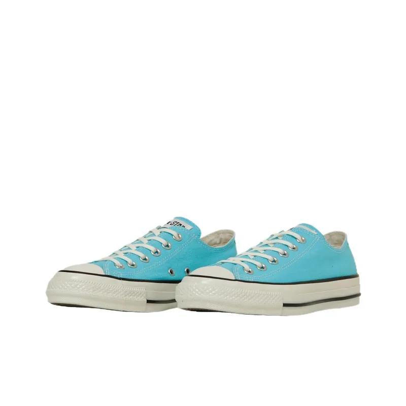 Converse All Star Aged Abrasion Resistant, Breathable, Lightweight, Moisture Wicking Low Top Canvas Shoes Unisex Blue-2