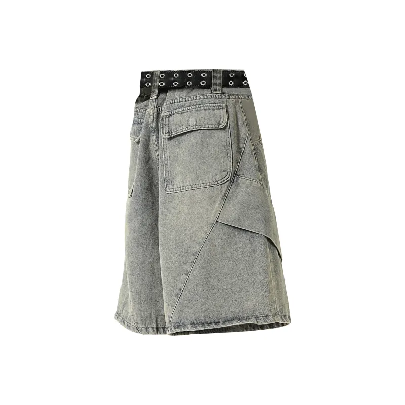 Paddy Julia Denim Shorts Unisex-3