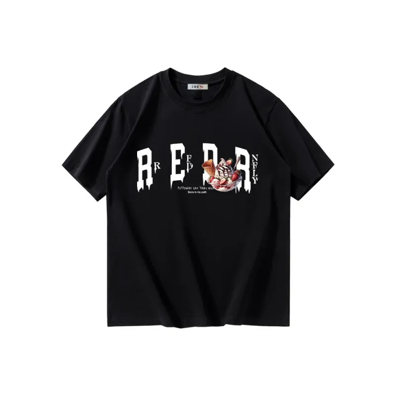 RED DRAGONFLY T Shirt Unisex Black-0