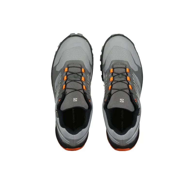 SALOMON XA FLYER GTX Anti Slip Wear Resistant Low Top Trail Running Shoes Men's Gray-2