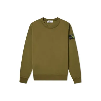 STONE ISLAND Sweatshirt Men's Olive Green