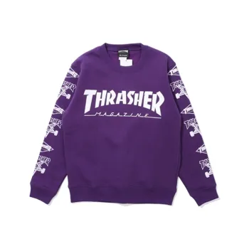 Thrasher Sweatshirts Unisex Purple