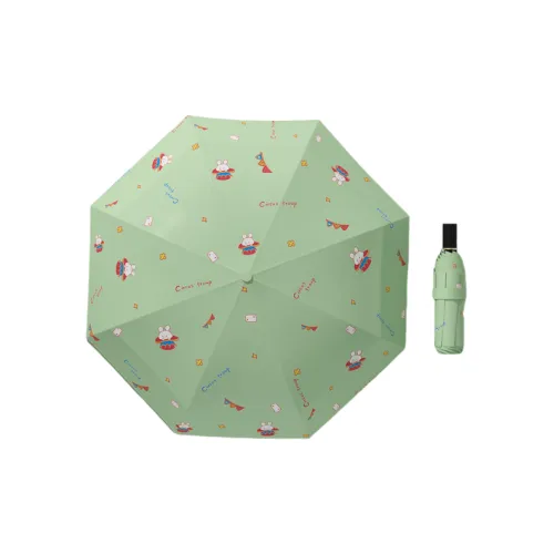 Womi Circus Cartoon Kids Sun Umbrella Folding Umbrella Sunny And Rainy Dual Use