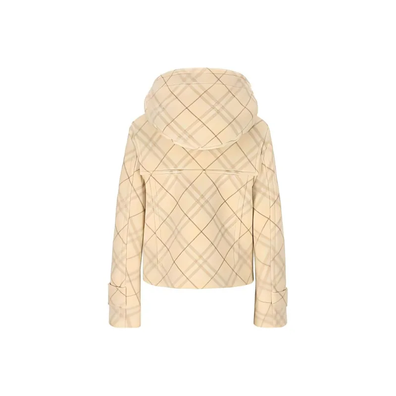 Burberry Checked Hooded Jacket-1