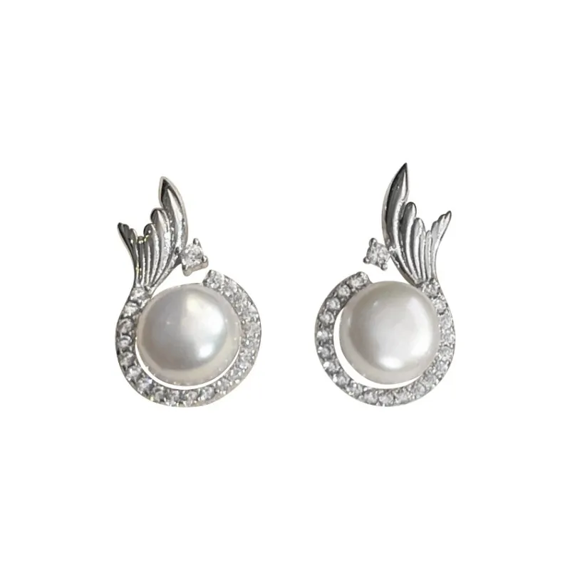 GIFT&CO S925 Silver Stud Earrings Women's-0