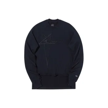 Rick Owens X Champion Sweatshirts Unisex Black