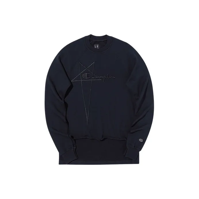 Rick Owens X Champion Sweatshirts Unisex Black-0