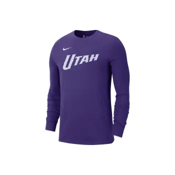Nike Utah Jazz Essential City Edition Men's Nike Nba Long Sleeve T Shirt