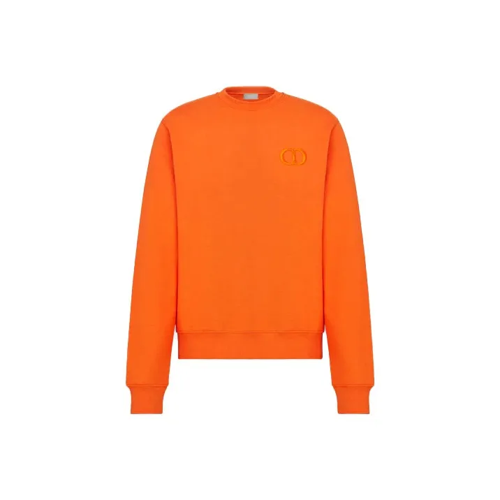 DIOR Cd Embroidery On Chest Crewneck-0
