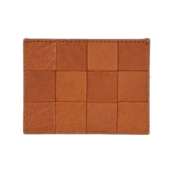 Dragon Diffusion Buffalo Leather Card Holder Regular Women's Brown