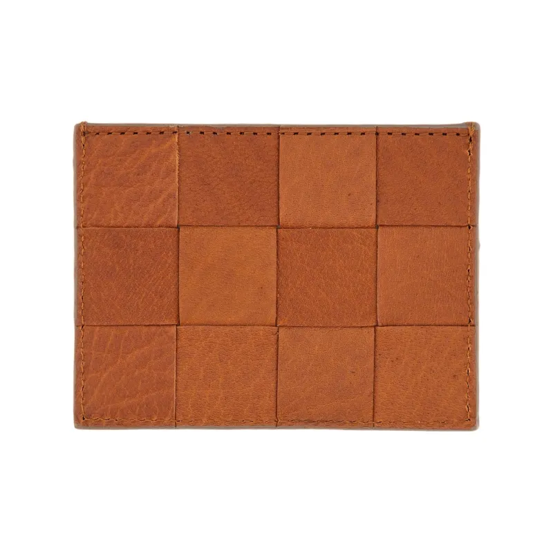 Dragon Diffusion Buffalo Leather Card Holder Regular Women's Brown-0