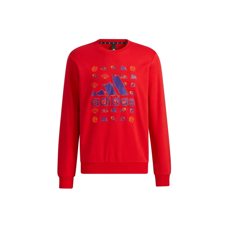Adidas CNY Collection Sweatshirt Men's Light Scarlet-0