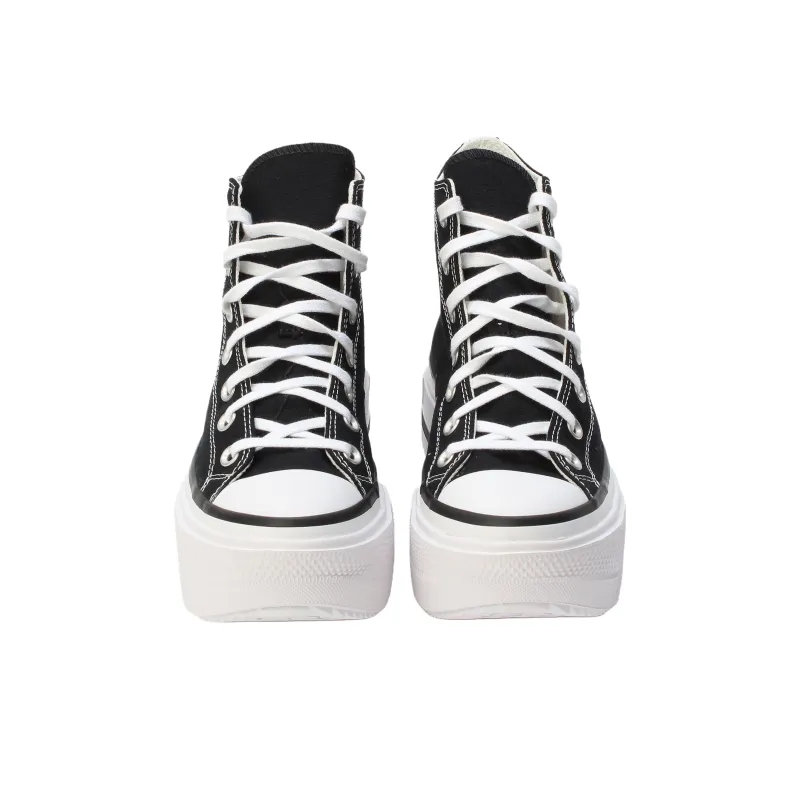 Converse Chuck Taylor All Star Lift Double Stack High 'Black White' Women's-3