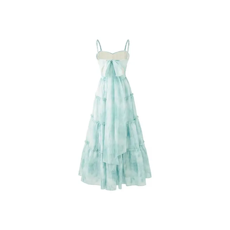 SECFLY OFFICIAL Slip Dress Women's Emerald-1