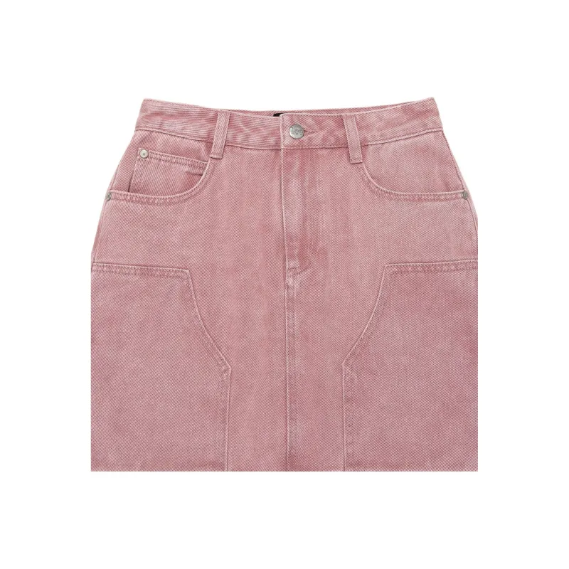 Lee Denim Short Skirts Women's Pink-2
