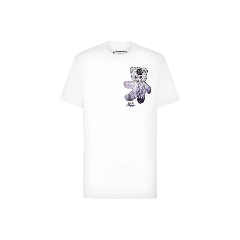 PHILIPP PLEIN Teddy Bear Printed Crewneck T Shirt-0