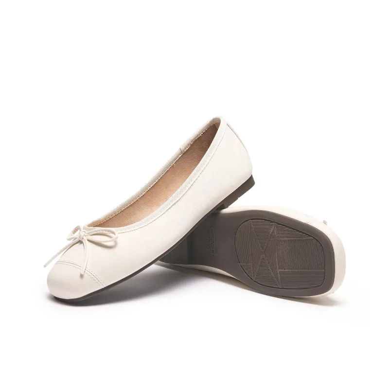 Hotwind French Small Leather Shoes Women's Casual Shoes Flat Women's-3