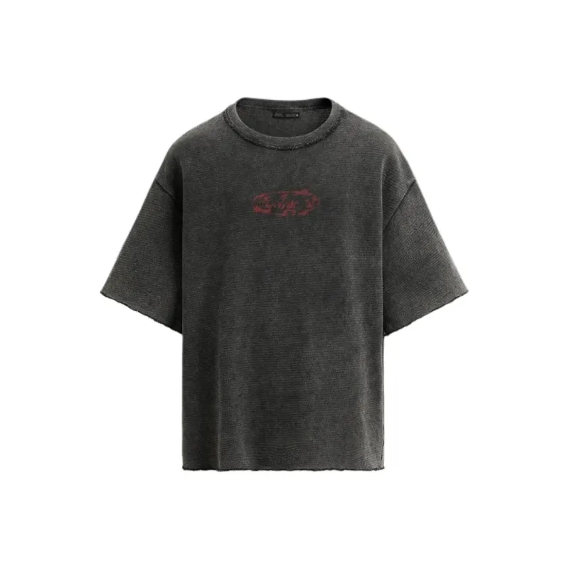 ZARA T Shirts Men Black-0