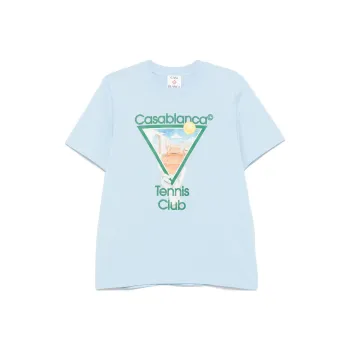 CASABLANCA Metaphysical Tennis Icon Printed T Shirt