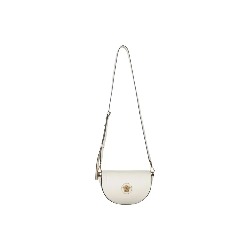 FANSIZHE Calfskin Saddle Bag Crossbody Bag Women's White-0