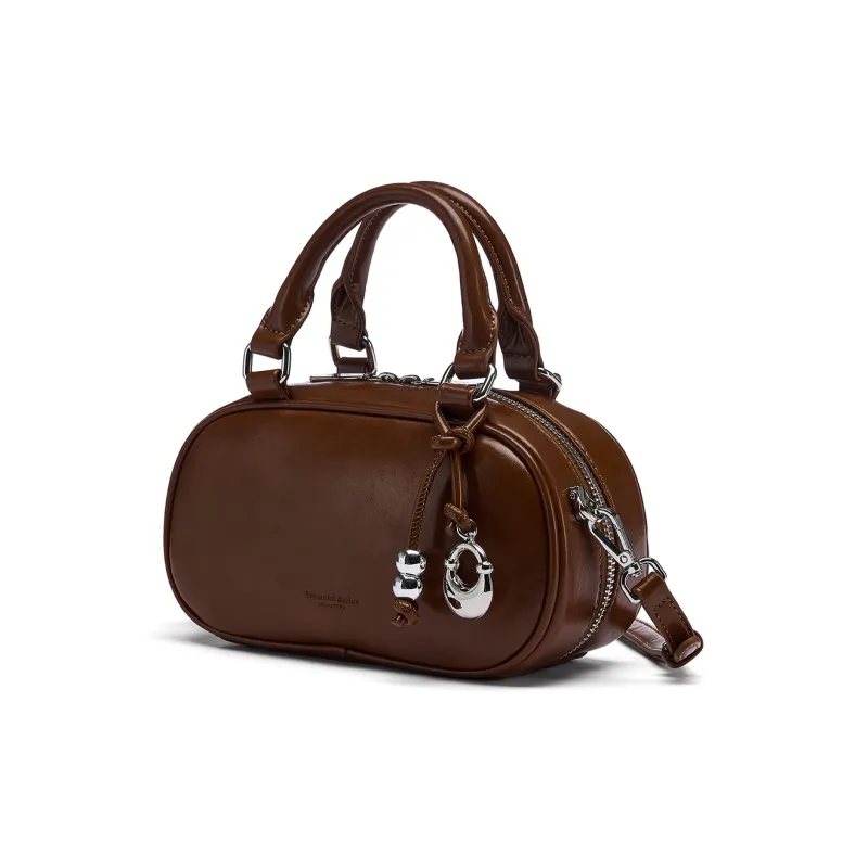 Hotwind PU Crossbody One Shoulder Handbag Mini Women's Brown-1