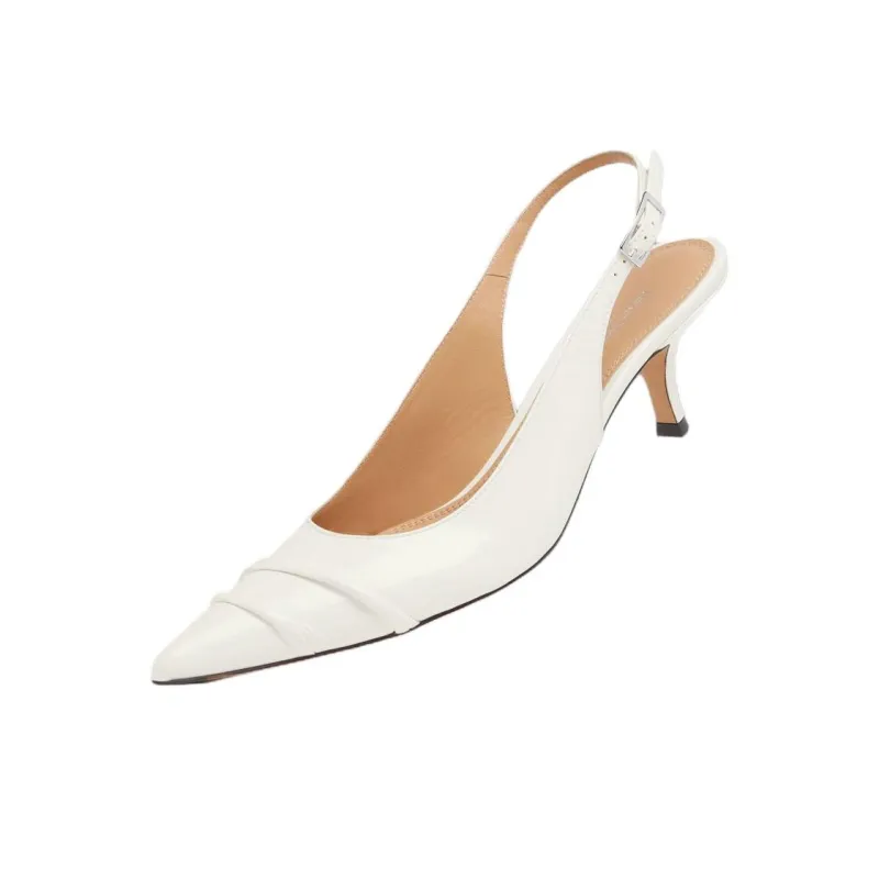 Maison Margiela Kinkies Slim Heel High Heels 5.5cm Women's White-1