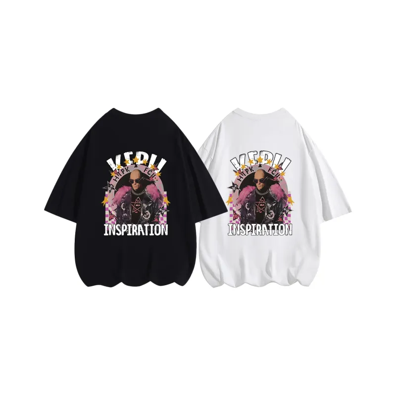 Kepu T Shirt Unisex 2 Pack 2 Pack White+White-9