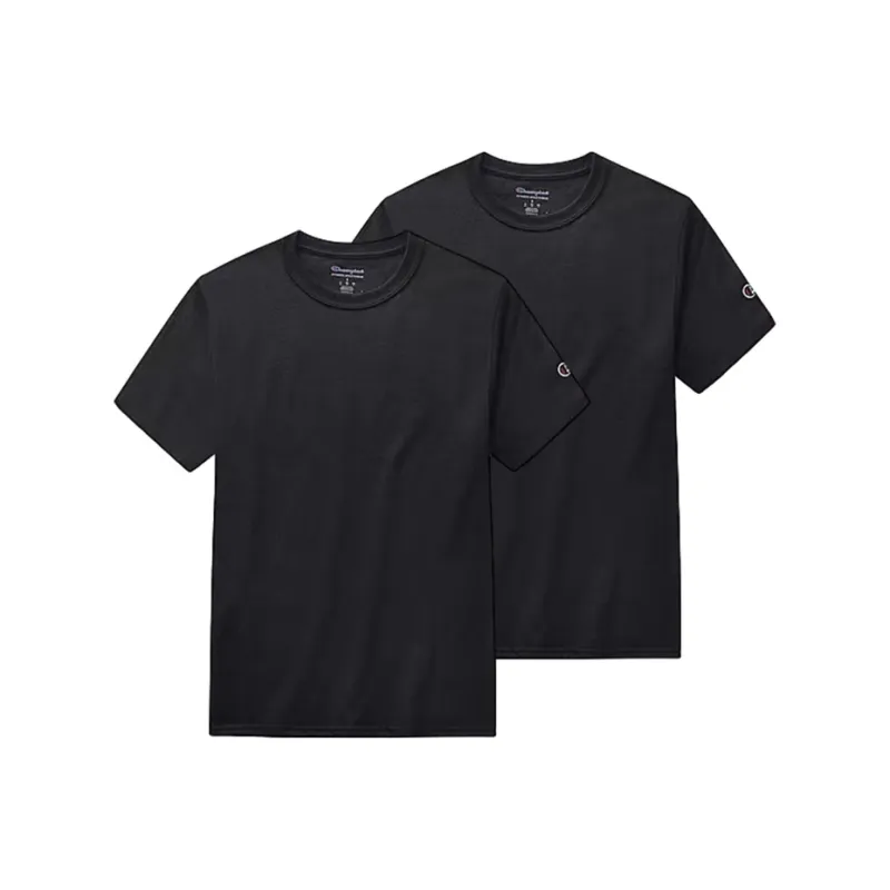 Champion T Shirt Unisex 2 Pack Black-0