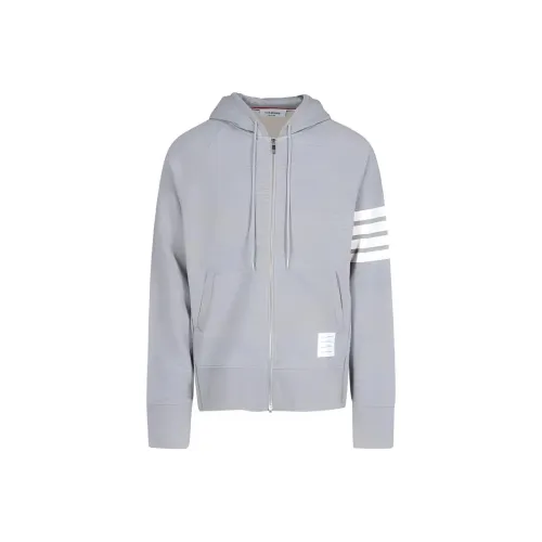 THOM BROWNE 4 Bar Zipped Hoodie