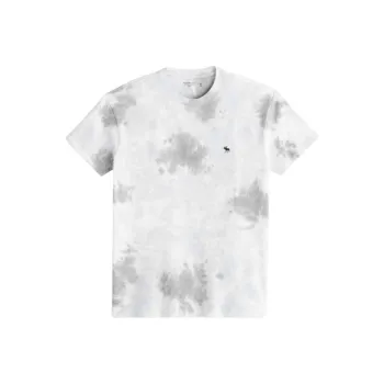 Abercrombie＆Fitch T Shirt Men's Light Blue Tie Dye