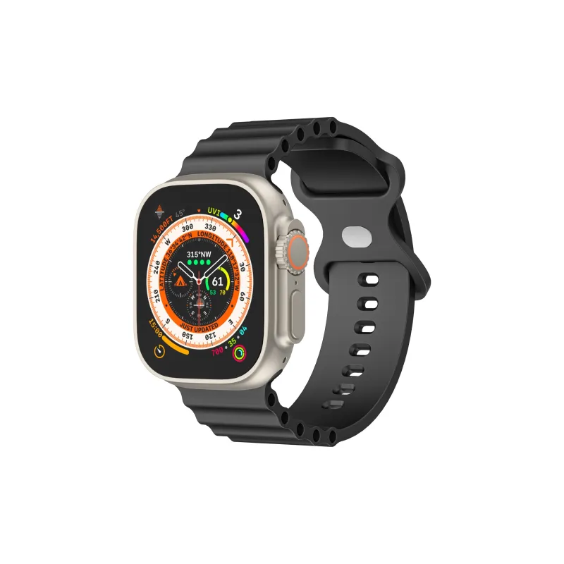 IKYOU Watch Bands Apple Compatibility 235mm Silicone Material-8