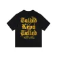 Black with Yellow Print
