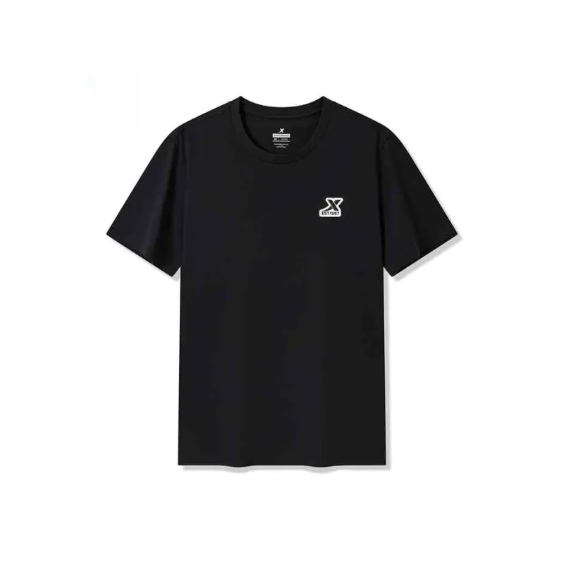XTEP T Shirts Unisex Jet Black-0