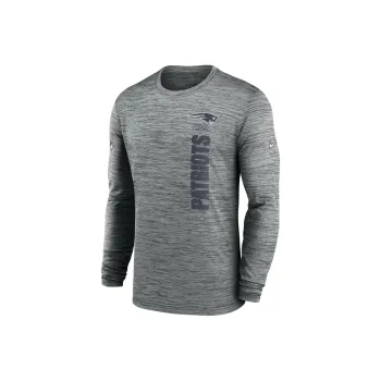 Nike New England Patriots Sideline Velocity Men's Nike Dri-FIT Nfl Long-Sleeve T-Shirt