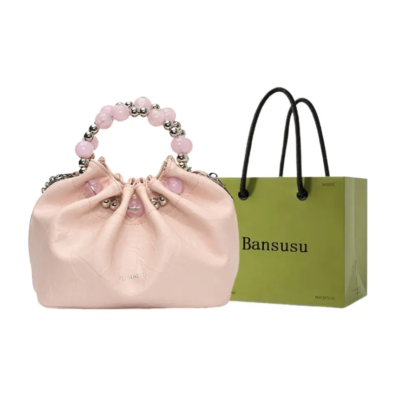 Bansusu PU Handbag Regular Women's White/Yellow/Pink/Black-8