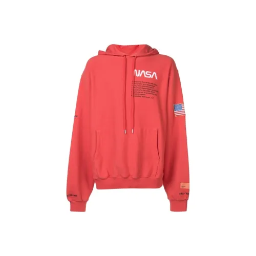 HERON PRESTON Sweatshirts Unisex Orange Red