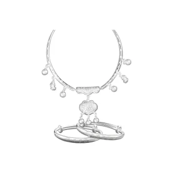 Silver Place 999 Fine Silver Bangles Kids'