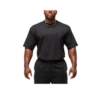 GYMSHARK Power T Shirt Men's Black