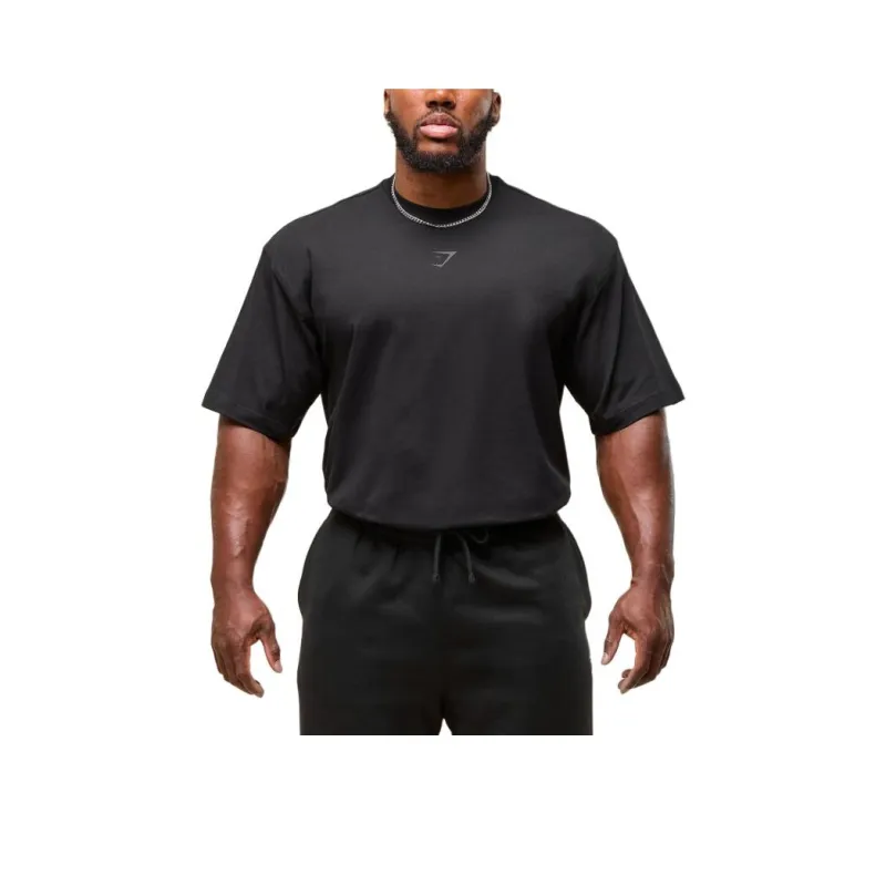 GYMSHARK Power T Shirt Men's Black-0