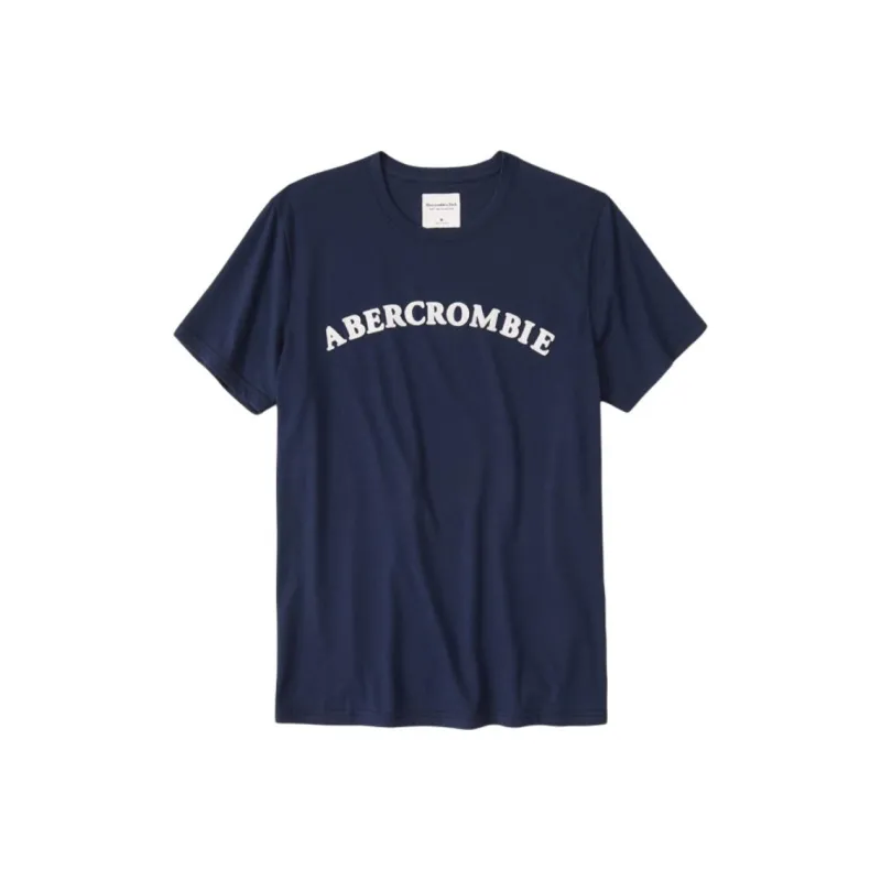 Abercrombie＆Fitch T-Shirt Men's Marine Blue-0