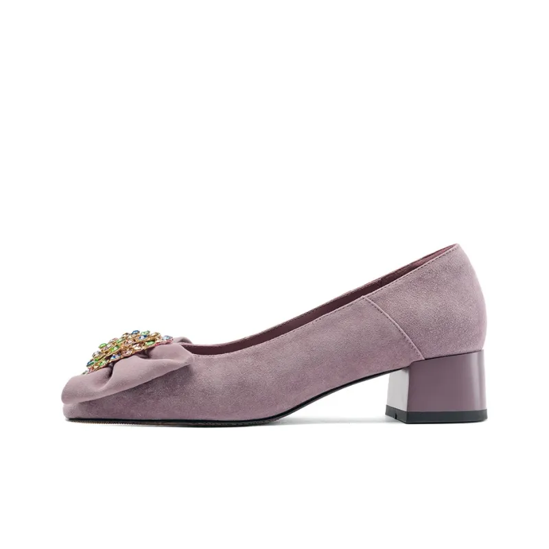 XICUNMINGWU High Heels Women's Purple-0